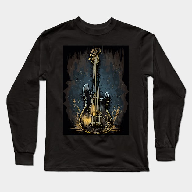 Electric guitar Long Sleeve T-Shirt by erzebeth